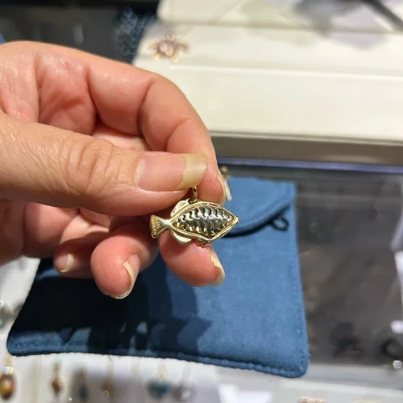 COPY - NA Hoku Humuhu pendant and matching earrings